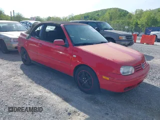 2002 Volkswagen Cabrio GLS with VIN 3VWCC21V32M804512, listed as a IAAI auction lot 42198787 with 198,731 mi miles and . Bid and sale history available at DreamBid. Image 1.