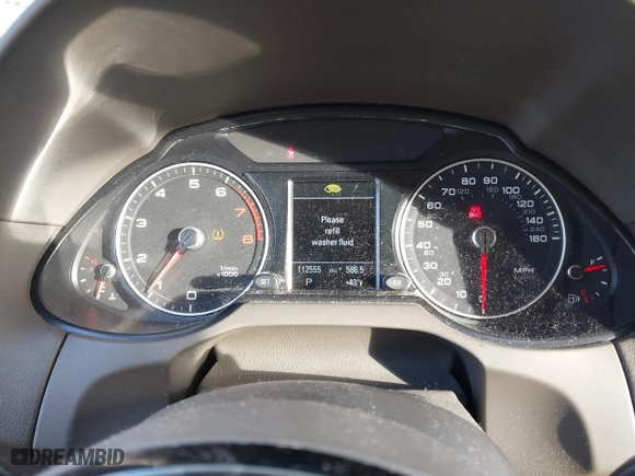 2015 Audi Q5 Premium Plus with VIN WA1DGAFP5FA127363, listed as a IAAI auction lot 41361233 with 112,555 mi miles. Bid and sale history available at carsss.com. Image 7.