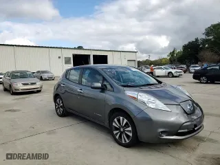 2015 Nissan LEAF SL with VIN 1N4AZ0CP3FC317142, listed as a Copart auction lot 79734984 with 77,437 mi miles and Salvage Title. Bid and sale history available at carsss.com. Image 11.