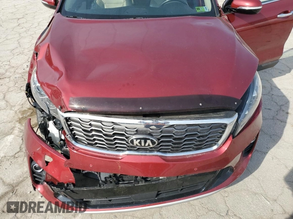 2019 Kia Sorento EX with VIN 5XYPHDA59KG567720, listed as a Copart auction lot 52944355 with 75,114 mi miles and Salvage Title. Bid and sale history available at DreamBid. Image 13.