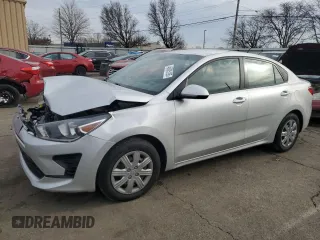 2022 Kia Rio S with VIN 3KPA24ADXNE466699, listed as a Copart auction lot 46505195 with 58,179 mi miles and Salvage Title. Bid and sale history available at carsss.com. Image 1.