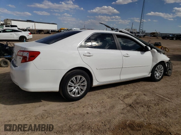 2013 Toyota Camry L with VIN 4T4BF1FK2DR308308, listed as a Copart auction lot 48393555 with Not Provided miles and Non Repairable. Bid and sale history available at carsss.com. Image 3.