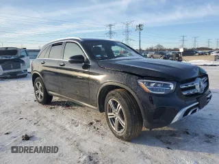 2022 Mercedes-Benz GLC 300 with VIN W1N0G8EB7NV353357, listed as a Copart auction lot 45248695 with 9,085 mi miles and Salvage Title. Bid and sale history available at DreamBid. Image 4.