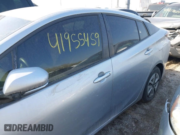 2018 Toyota Prius Two with VIN JTDKBRFU8J3059458, listed as a IAAI auction lot 41955459 with 181,787 mi miles and . Bid and sale history available at carsss.com. Image 14.