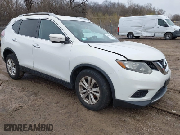 2014 Nissan Rogue SV with VIN 5N1AT2MT4EC790268, listed as a IAAI auction lot 41968063 with 167,389 mi miles and . Bid and sale history available at DreamBid. Image 1.