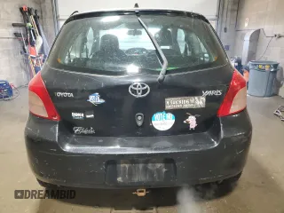 2007 Toyota Yaris with VIN JTDJT923875084427, listed as a Copart auction lot 52620615 with 152,526 mi miles and Non Repairable. Bid and sale history available at carsss.com. Image 6.