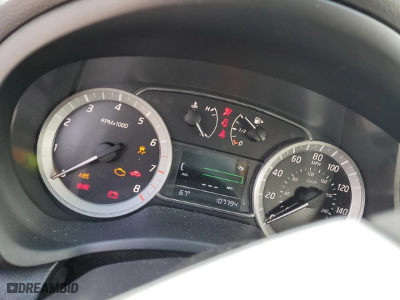 2014 Nissan Sentra SV with VIN 3N1AB7AP8EL666054, listed as a Copart auction lot 52536685 with 107,794 mi miles and Salvage Title. Bid and sale history available at carsss.com. Image 9.