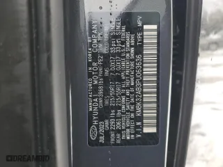 2023 Hyundai Kona SEL with VIN KM8K32AB3PU063636, listed as a Copart auction lot 44851405 with 19,470 mi miles and Salvage Title. Bid and sale history available at carsss.com. Image 15.