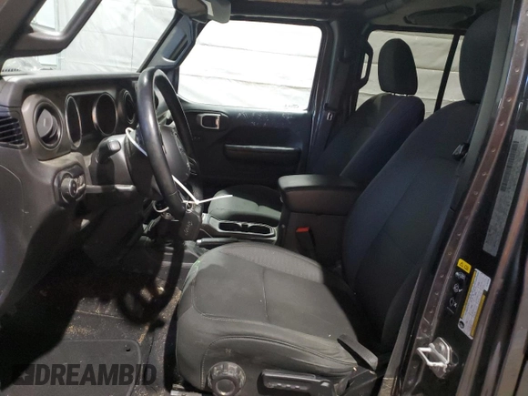 2020 Jeep Gladiator Sport S with VIN 1C6HJTAG3LL161496, listed as a Copart auction lot 48807525 with 88,429 mi miles and Salvage title. Bid and sale history available at DreamBid. Image 7.