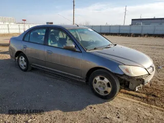 2005 Honda Civic with VIN JHMES96615S022180, listed as a Copart auction lot 50362915 with 231,987 mi miles and Salvage Title. Bid and sale history available at DreamBid. Image 4.