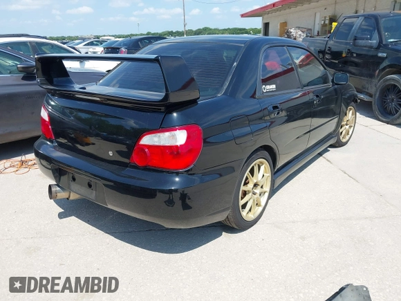2005 Subaru Impreza WRX with VIN JF1GD29695H512134, listed as a IAAI auction lot 42508558 with 193,196 mi miles and . Bid and sale history available at DreamBid. Image 4.
