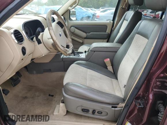 2006 Ford Explorer Eddie Bauer with VIN 1FMEU64866UA08498, listed as a Copart auction lot 50334975 with 186,415 mi miles and Salvage title. Bid and sale history available at DreamBid. Image 7.