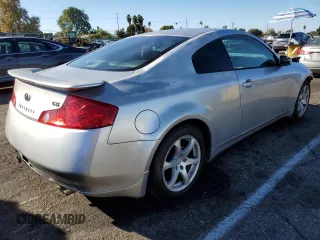 2005 Infiniti G35 Coupe with VIN JNKCV54E25M425042, listed as a Copart auction lot 80864094 with 153,801 mi miles and Salvage Title. Bid and sale history available at carsss.com. Image 3.
