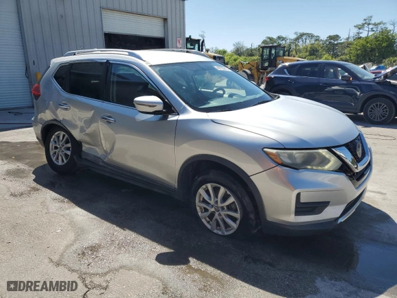 2018 Nissan Rogue S with VIN KNMAT2MT3JP573348, listed as a Copart auction lot 48155215 with 117,641 mi miles and Salvage Title. Bid and sale history available at carsss.com. Image 4.