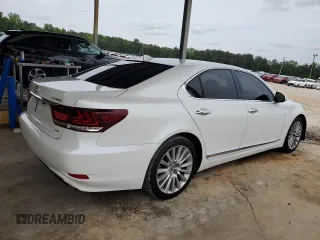 2014 Lexus LS 460 with VIN JTHCL5EF3E5021058, listed as a Copart auction lot 55998885 with 320,339 mi miles and Salvage title. Bid and sale history available at DreamBid. Image 3.