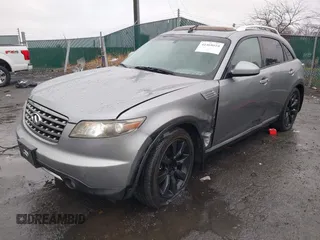 2006 Infiniti FX z VIN JNRAS08U46X102648, wystawiony jako IAAI lot #41468610 z przebiegiem 213 553 mil mil oraz . Historia ofert i sprzedaży dostępna na DreamBid. Obrazek 2.