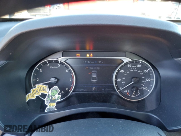 2022 Nissan Altima SV with VIN 1N4BL4DW8NN350577, listed as a Copart auction lot 42229335 with 14,590 mi miles and Salvage Title. Bid and sale history available at DreamBid. Image 9.