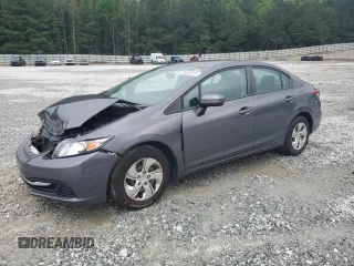 2014 Honda Civic LX z VIN 19XFB2F59EE227947, wystawiony jako Copart lot #59052615 z przebiegiem 192 948 mil mil oraz Szkoda całkowita • Salvage title. Historia ofert i sprzedaży dostępna na DreamBid. Obrazek 1.