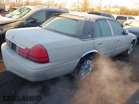 2003 Mercury Grand Marquis LS Premium with VIN 2MEHM75W53X704387, listed as a IAAI auction lot 41838775 with 312,869 mi miles and . Bid and sale history available at DreamBid. Image 4.