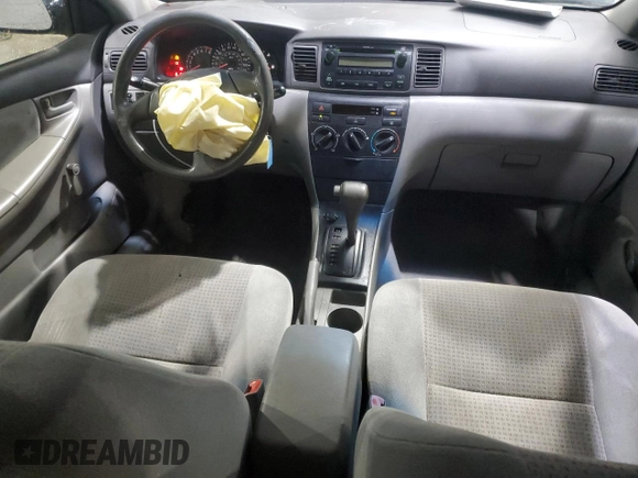 2008 Toyota Corolla CE with VIN 2T1BR32E78C880303, listed as a Copart auction lot 46830565 with 299,999 mi miles and Salvage Title. Bid and sale history available at DreamBid. Image 8.