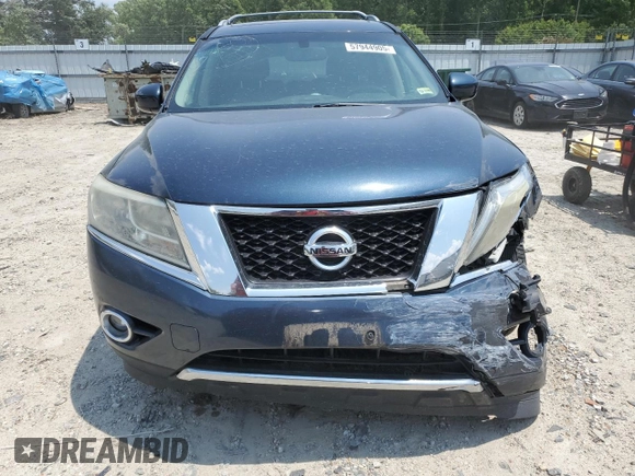 2013 Nissan Pathfinder Platinum with VIN 5N1AR2MM8DC642369, listed as a Copart auction lot 57944905 with 152,984 mi miles and Salvage title. Bid and sale history available at DreamBid. Image 5.