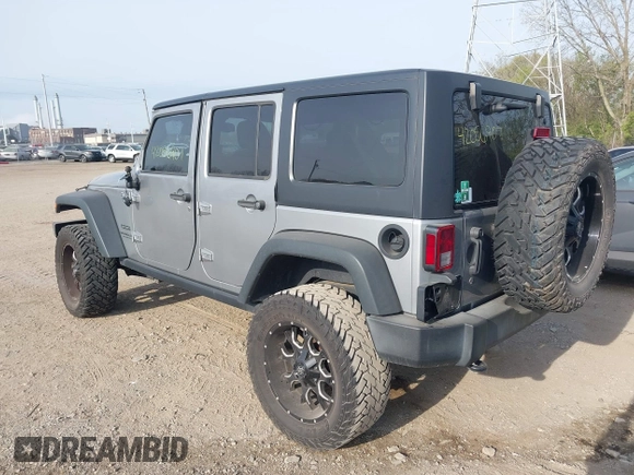 2016 Jeep Wrangler Unlimited Sport z VIN 1C4HJWDGXGL328531, wystawiony jako IAAI lot #42056907 z przebiegiem 75 871 mil mil oraz . Historia ofert i sprzedaży dostępna na DreamBid. Obrazek 3.