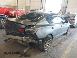 2017 Infiniti Q50 Signature Edition with VIN JN1EV7AP6HM741885, listed as a IAAI auction lot 41049360 with 88,637 mi miles and . Bid and sale history available at DreamBid. Image 4.