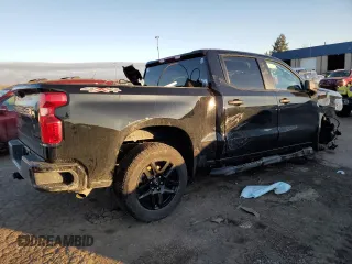 2024 Chevrolet Silverado 1500 Custom with VIN 1GCPDBEK0RZ131799, listed as a Copart auction lot 43352805 with Not Provided miles and Salvage Title. Bid and sale history available at DreamBid. Image 3.
