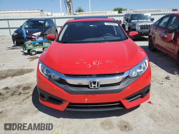 2018 Honda Civic EX-T z VIN JHMFC1F3XJX015332, wystawiony jako Copart lot #53982055 z przebiegiem 107 271 mil mil oraz Szkoda całkowita • Salvage title. Historia ofert i sprzedaży dostępna na DreamBid. Obrazek 5.