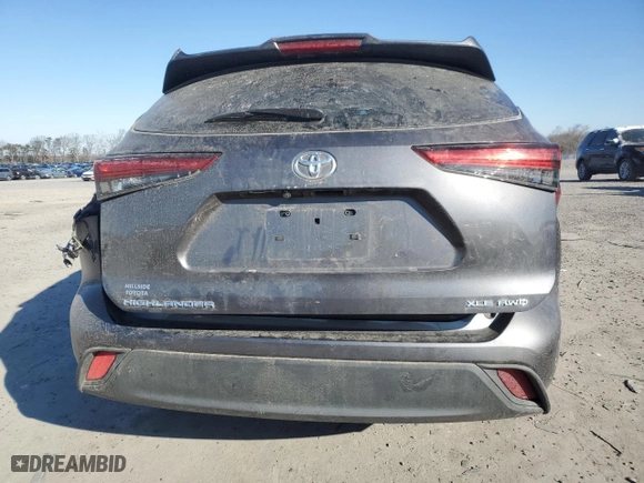 2023 Toyota Highlander L with VIN 5TDKDRBH9PS096125, listed as a Copart auction lot 42003215 with 39,440 mi miles and Salvage Title. Bid and sale history available at carsss.com. Image 6.