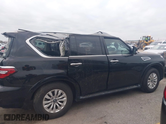 2023 Nissan Armada SV with VIN JN8AY2AC9P9183796, listed as a IAAI auction lot 41235807 with Not Provided miles. Bid and sale history available at carsss.com. Image 13.