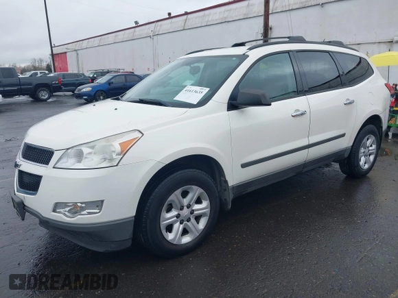 2012 Chevrolet Traverse LS with VIN 1GNKRFED2CJ416974, listed as a IAAI auction lot 41613635 with 144,155 mi miles and . Bid and sale history available at DreamBid. Image 2.