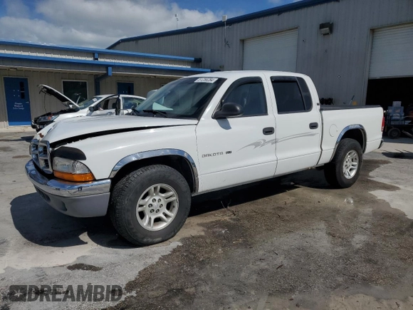 2001 Dodge Dakota Sport z VIN 1B7GL2AN51S192405, wystawiony jako Copart lot #51256284 z przebiegiem 161 387 mil mil oraz Szkoda całkowita • Salvage title. Historia ofert i sprzedaży dostępna na DreamBid. Obrazek 1.