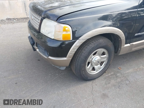 2002 Ford Explorer Eddie Bauer with VIN 1FMZU74W92ZB32879, listed as a IAAI auction lot 39327971 with 128,592 mi miles and . Bid and sale history available at DreamBid. Image 6.