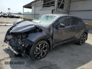 2021 Toyota C-HR LE z VIN JTNKHMBX9M1117784, wystawiony jako Copart lot #54291125 z przebiegiem 82 164 mil mil oraz Szkoda całkowita • Salvage title. Historia ofert i sprzedaży dostępna na DreamBid. Obrazek 1.