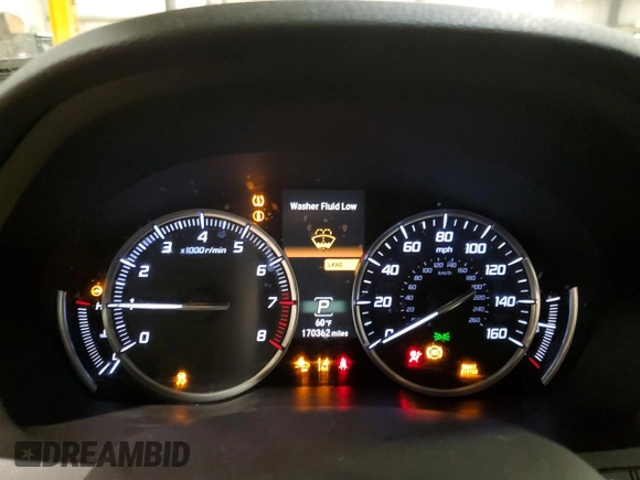 2016 Acura MDX w/Tech/Entertainment with VIN 5FRYD4H66GB044621, listed as a Copart auction lot 47868155 with 170,362 mi miles and Salvage Title. Bid and sale history available at carsss.com. Image 9.