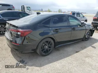 2025 Honda Civic Sport z VIN 2HGFE2F50SH522864, wystawiony jako Copart lot #55648945 z przebiegiem Nie podano mil oraz Szkoda całkowita • Salvage title. Historia ofert i sprzedaży dostępna na DreamBid. Obrazek 3.