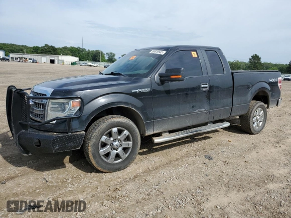 2014 Ford F-150 XL with VIN 1FTFX1EF7EFC61901, listed as a Copart auction lot 59619545 with 148,930 mi miles and Salvage title. Bid and sale history available at DreamBid. Image 1.