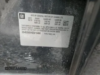 2012 Buick Regal Turbo Premium 1 with VIN 2G4GS5EV4C9213498, listed as a Copart auction lot 43419025 with Not Provided miles and Salvage Title. Bid and sale history available at DreamBid. Image 14.