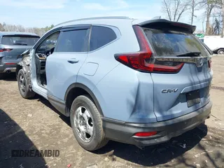 2020 Honda CR-V Touring with VIN 2HKRW2H95LH609144, listed as a IAAI auction lot 41982411 with 36,374 mi miles and . Bid and sale history available at DreamBid. Image 3.
