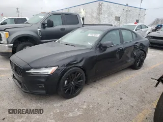 2024 Volvo S60 Plus Black Edition with VIN 7JRL12FH1RG282206, listed as a Copart auction lot 41451055 with 53,336 mi miles and Clean title. Bid and sale history available at DreamBid. Image 1.