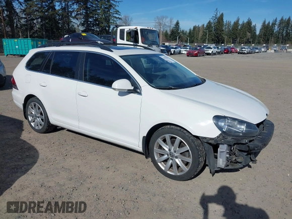 2012 Volkswagen Jetta SportWagen TDI with VIN 3VWPL7AJ8CM652661, listed as a IAAI auction lot 41670941 with 193,334 mi miles. Bid and sale history available at carsss.com. Image 1.