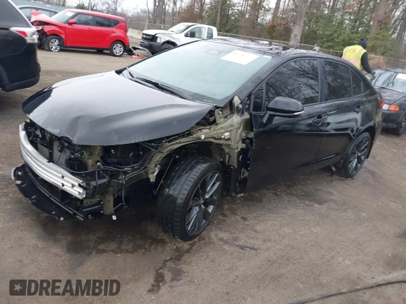 2023 Toyota Corolla SE with VIN 5YFS4MCE6PP160556, listed as a IAAI auction lot 41576922 with 55,318 mi miles and . Bid and sale history available at DreamBid. Image 2.