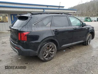 2023 Kia Sorento X-Line SX Prestige with VIN 5XYRKDLF9PG224459, listed as a Copart auction lot 85465904 with 25,136 mi miles and Salvage Title. Bid and sale history available at DreamBid. Image 3.