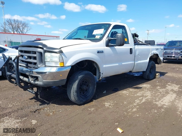 2004 Ford Super Duty F-250 XL with VIN 1FTNF21L14EA04236, listed as a IAAI auction lot 41962625 with 63,001 mi miles. Bid and sale history available at carsss.com. Image 18.
