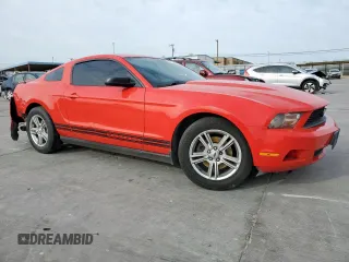 2012 Ford Mustang V6 Premium with VIN 1ZVBP8AMXC5272533, listed as a Copart auction lot 47862645 with 188,933 mi miles and Salvage Title. Bid and sale history available at carsss.com. Image 4.