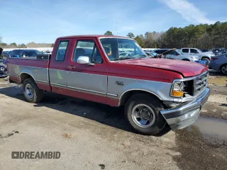 1994 Ford F-150 with VIN 1FTEX15N9RKB53277, listed as a Copart auction lot 87906665 with 186,113 mi miles and Salvage Title. Bid and sale history available at DreamBid. Image 4.