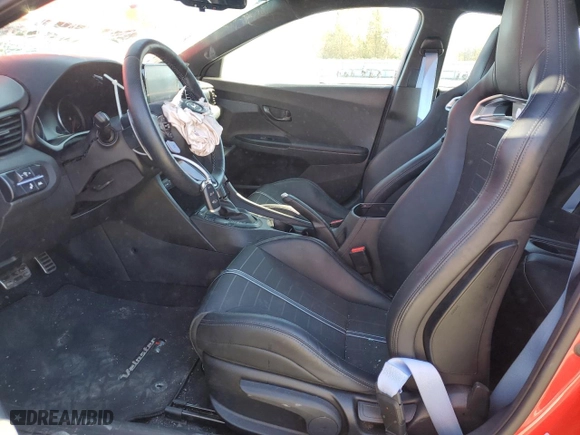 2022 Hyundai Veloster N with VIN KMHT36AHXNU015323, listed as a Copart auction lot 72847014 with NaN miles and Salvage Title. Bid and sale history available at carsss.com. Image 7.