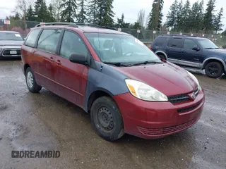 2005 Toyota Sienna CE with VIN 5TDZA23C65S304184, listed as a IAAI auction lot 41944586 with 274,960 mi miles. Bid and sale history available at carsss.com. Image 1.