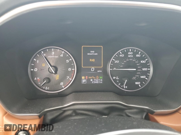 2022 Subaru Legacy Touring XT with VIN 4S3BWGP69N3021834, listed as a Copart auction lot 82534544 with 23,481 mi miles and Salvage title. Bid and sale history available at DreamBid. Image 9.